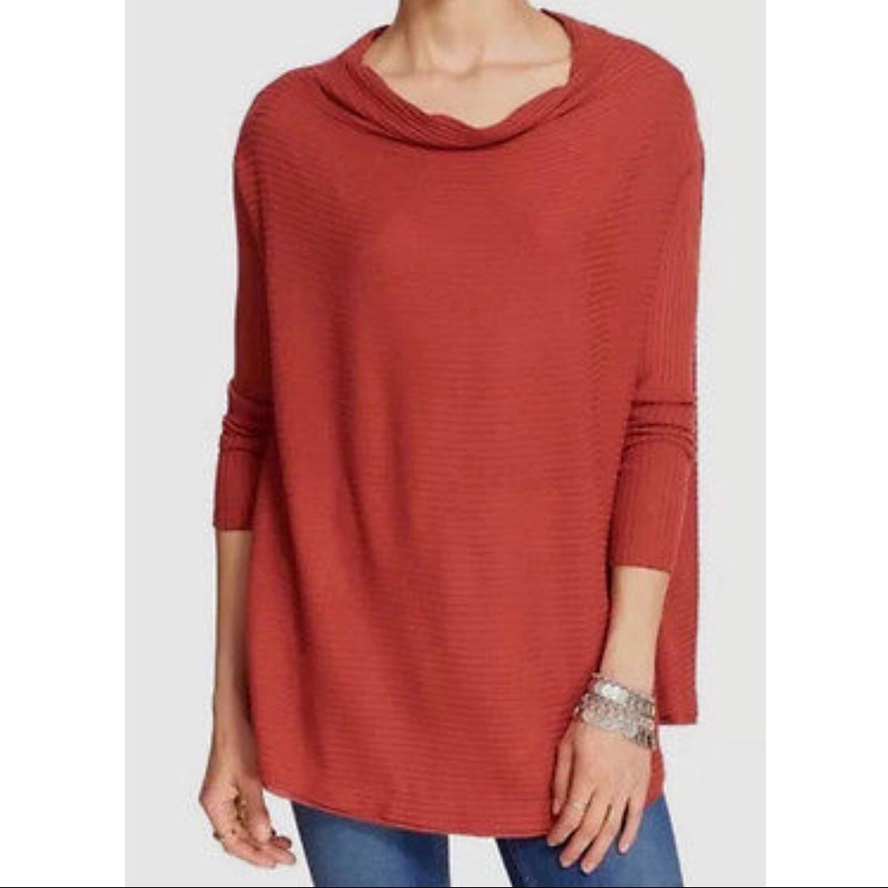 NWT Free People Split Back long sleeve